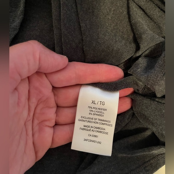 Shambala Athleisure Long Sleeve Knot Front Top- Extra Large NWOT - Picture 8 of 8